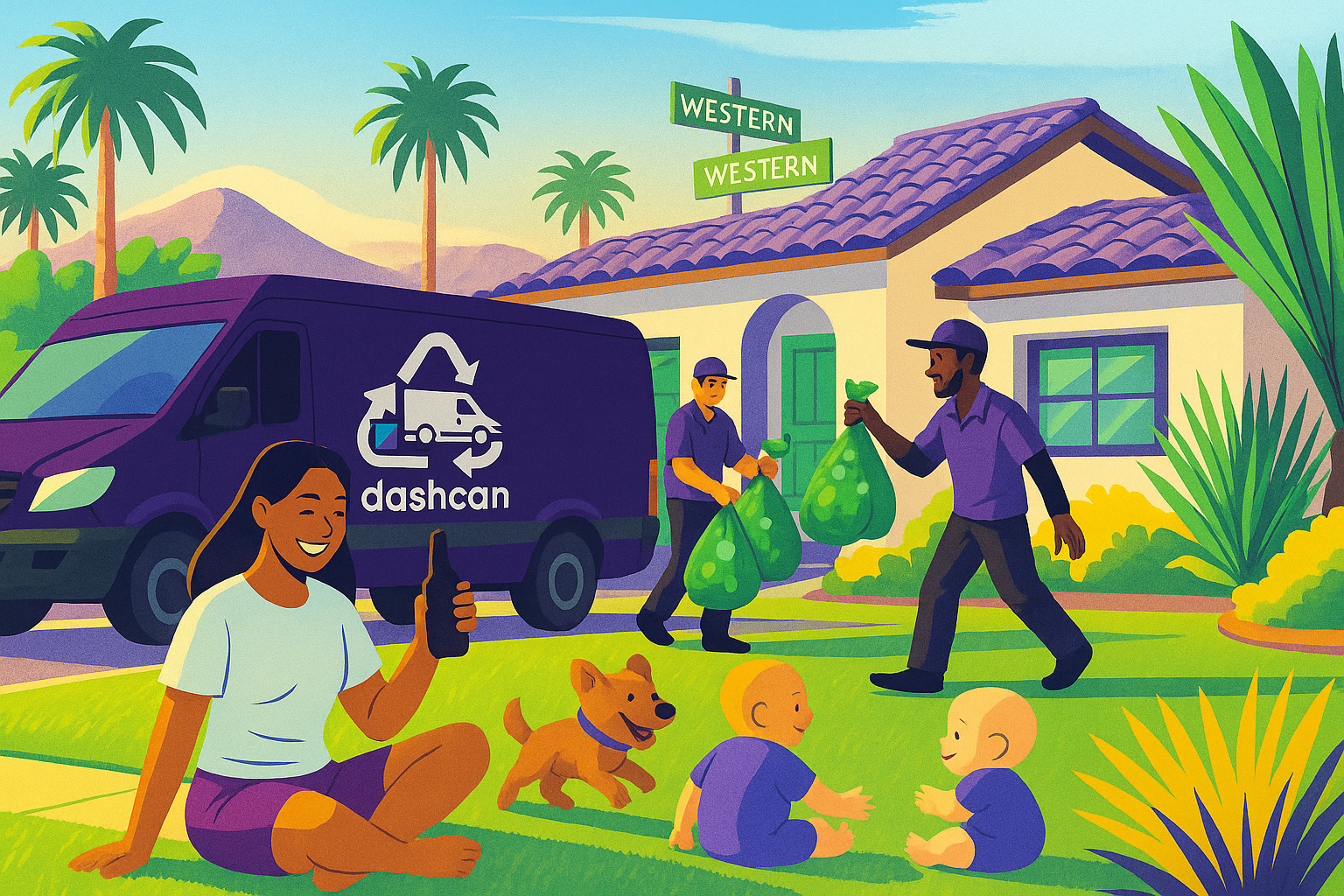 Recycling illustration